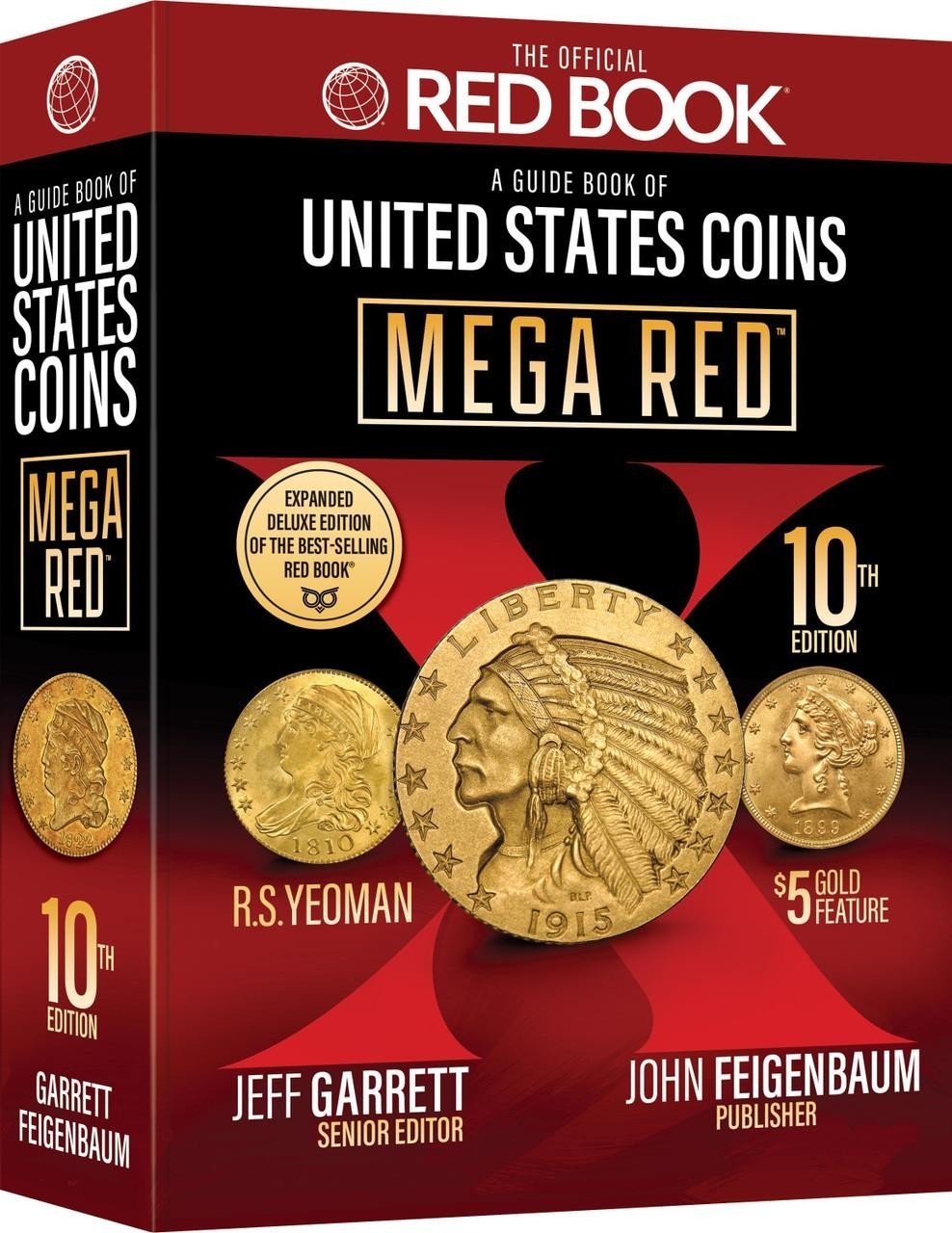New 2026 Mega Red Book For United States Coins Expanded Guide Whitman Catalog 10