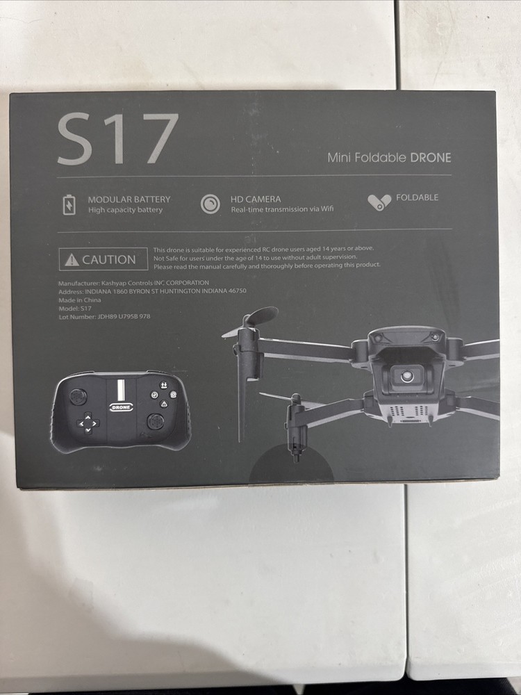S17 - Mini Foldable Drone - Factory Sealed HD Camera