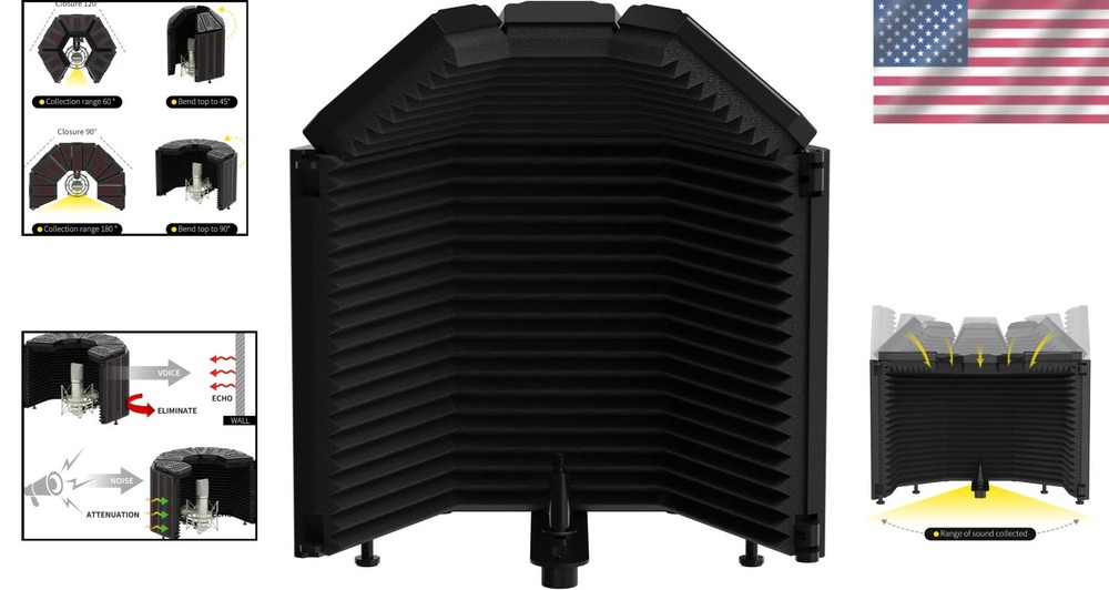 High Density Foam Vocal Booth Shield