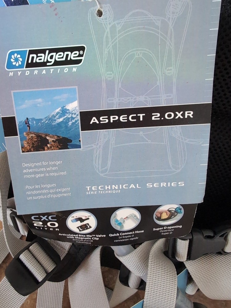 Nalgene Hydration Pack Backpack Green And Black NEW