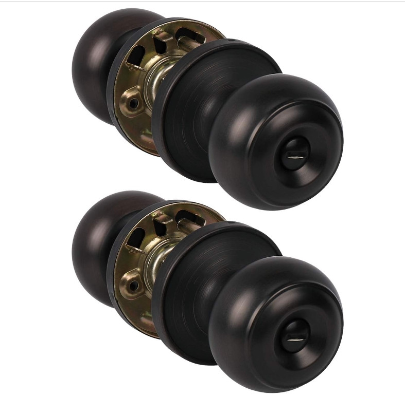 Oil-Rubbed Bronze Interior Door Knobs, Interior Door Knobs Bedroom, Bronze Do...
