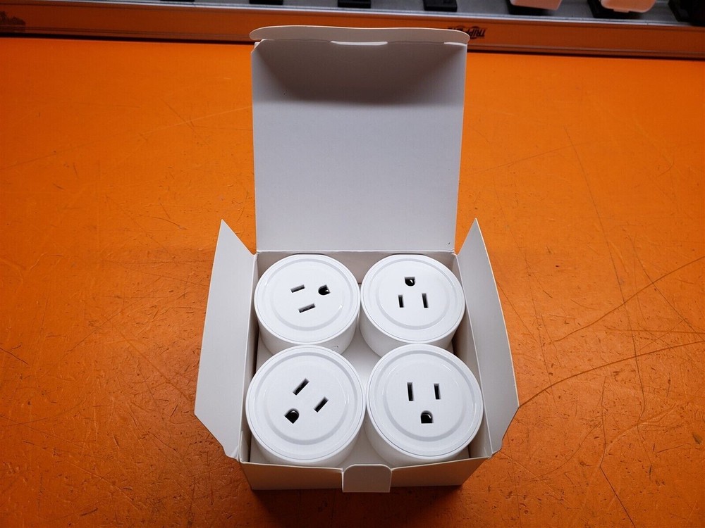⭐️⭐️⭐️⭐️⭐️ NEW Mini Smart Plug Socket Outlet XS-SSA01 WiFi Alexa Google - 4 Pack