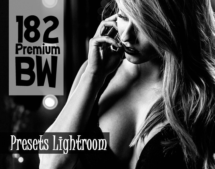 182 Premium BW Lightroom Presets
