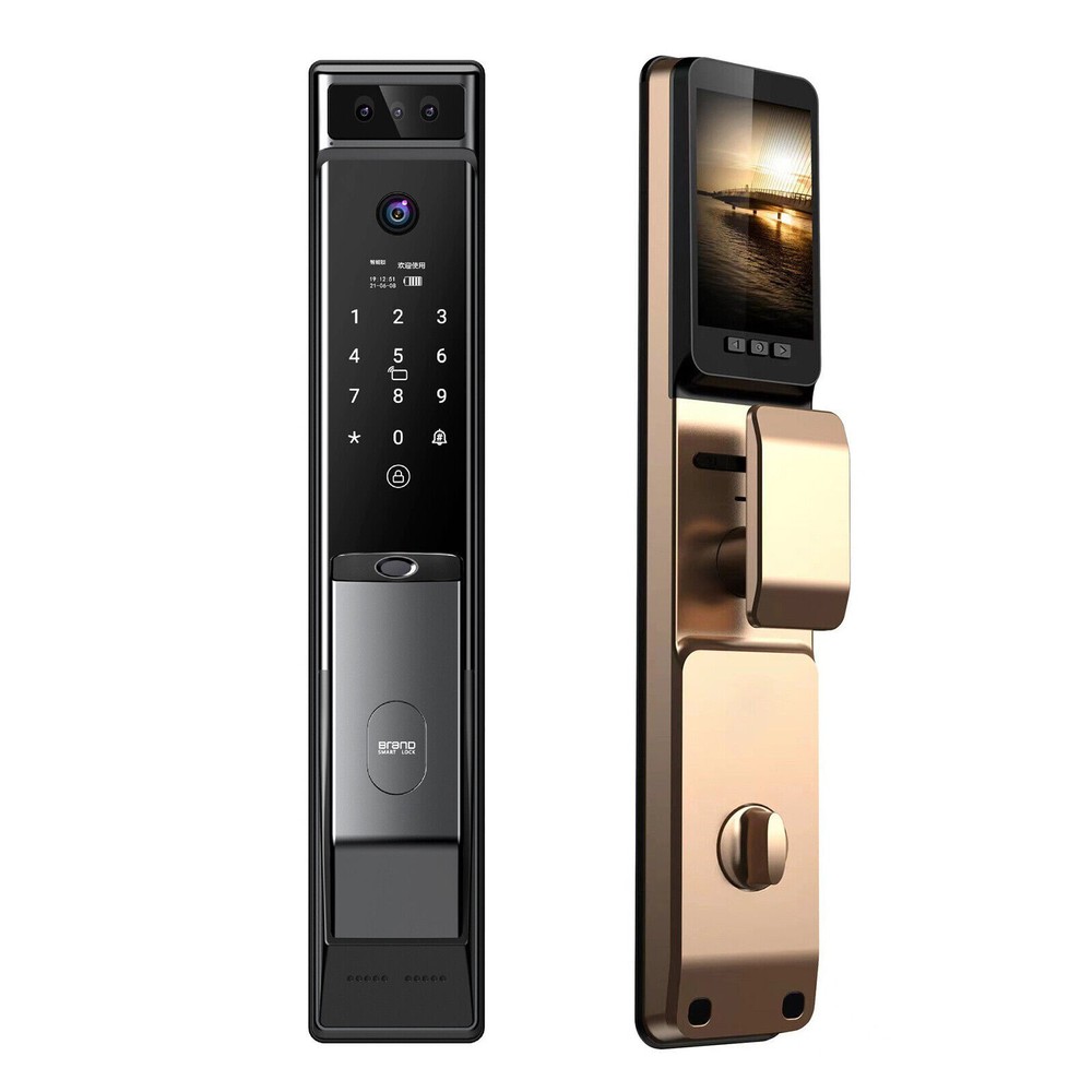 3D Face Recognition Door Lock Keyless Smart Mortise Lock Security Intelligent