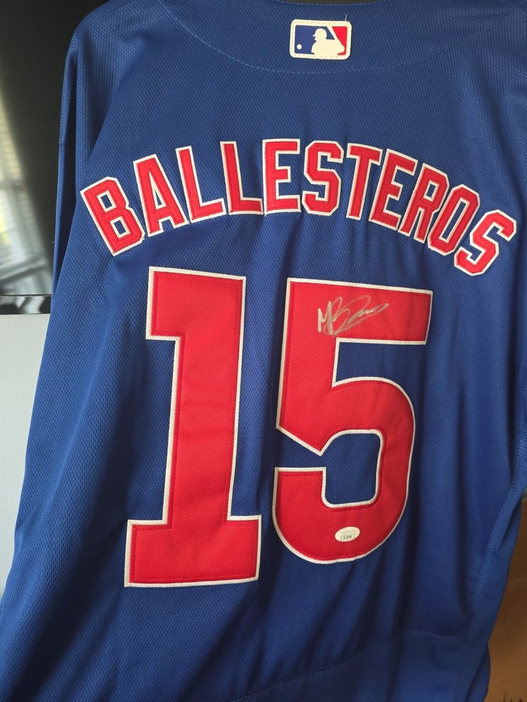 Moises Ballesteros Autographed Authentic MLB Jersey Authenticated