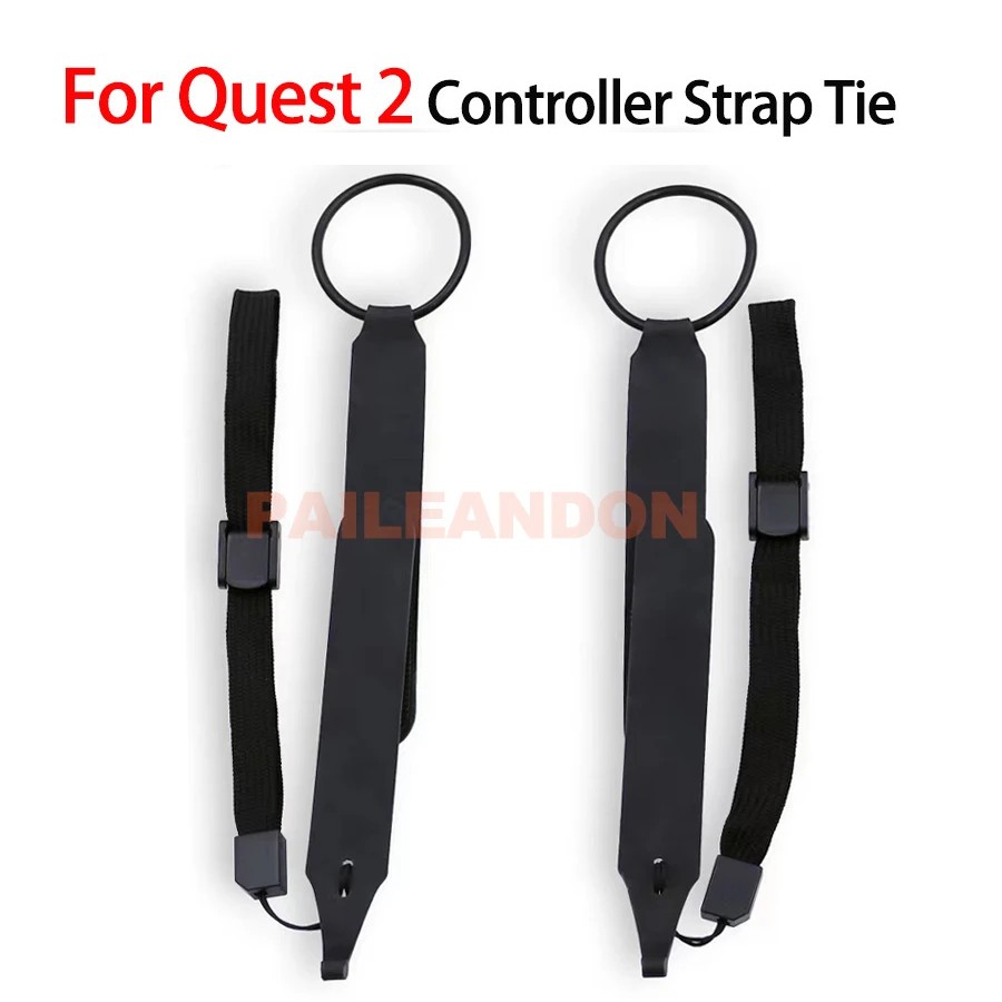 New For Meta Quest 2 VR Controller Strap Tie Left and Right Leather Wrist strap