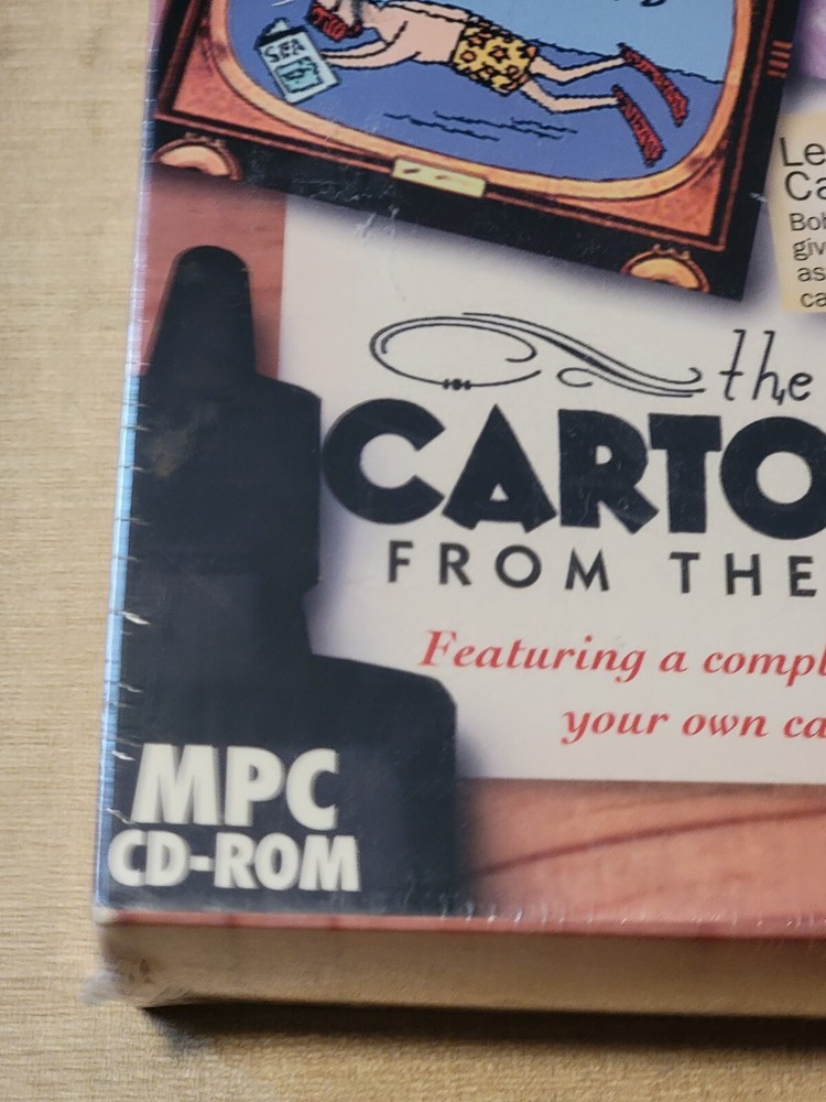 1994 Multimedia Cartoon Studio Bank Kit CD-ROM Software Program New Sealed