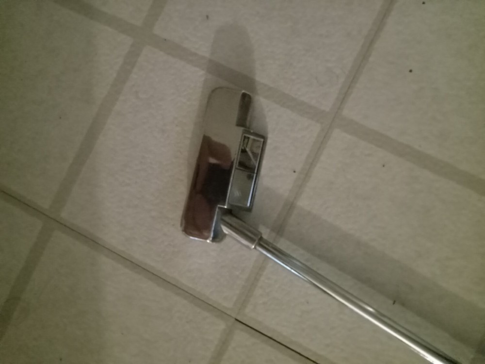 Vintage Golf Putter, "Magic Line" with a mirror for practice
