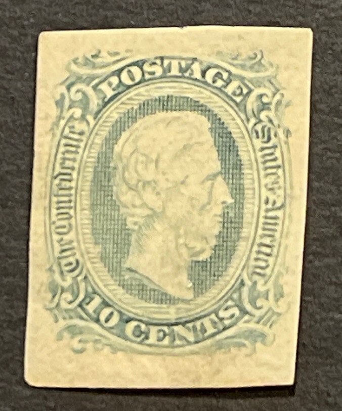 Travelstamps: US Stamps CONFEDERATE CSA SCOTT #11 MINT NG 10 cent denomination