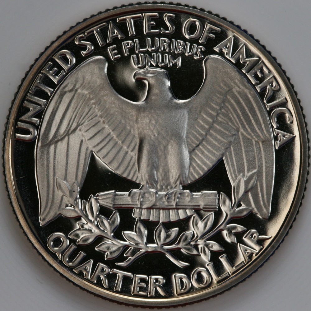 1982 S Gem DCam Proof Washington Quarter CN-Clad