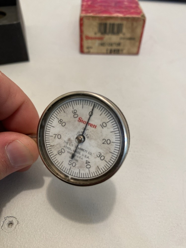 Starrett 196B1 Dial Test Indicator .001"