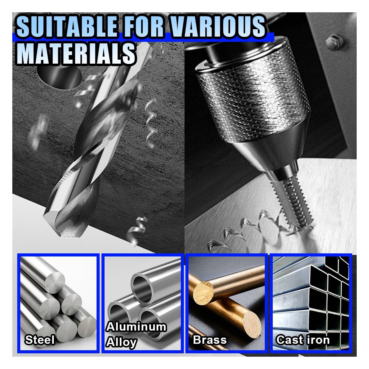 30PCS M6 x 1.0mm Thread Repair Insert Kit, Metric Helicoil Kit Compatible Hand T