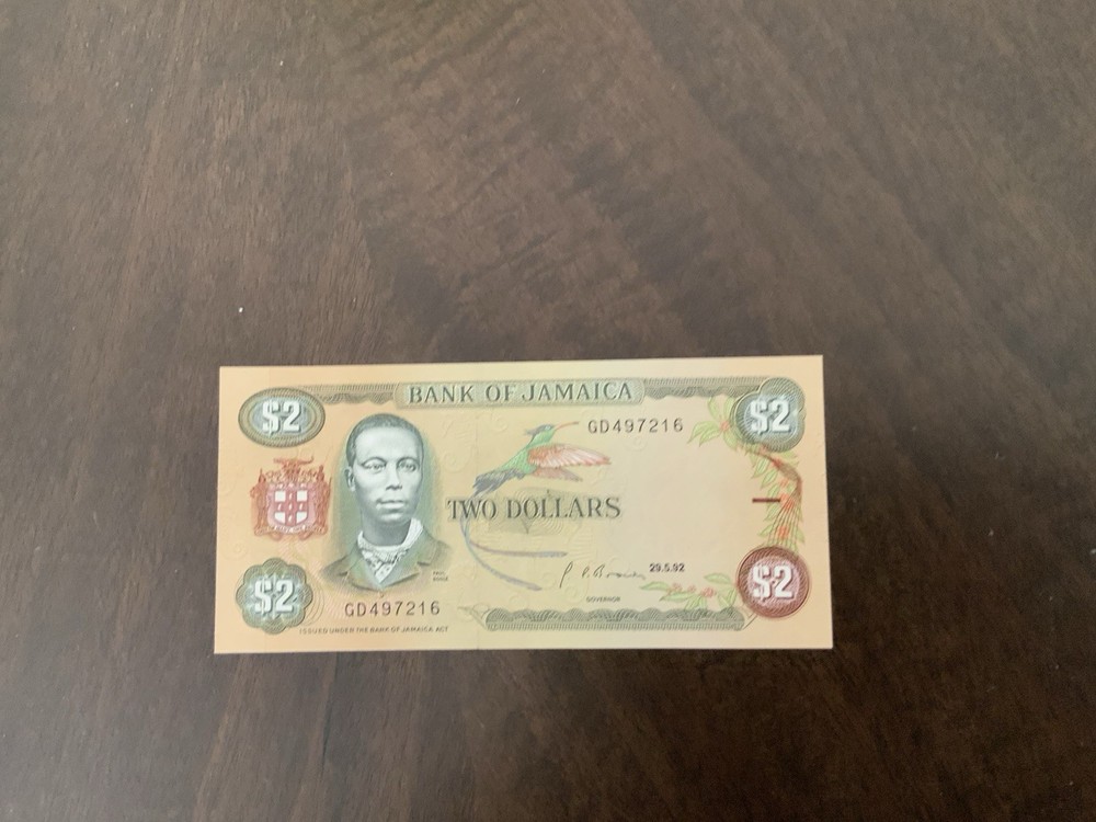 Jamaica 2 Dollars 1992, UNC