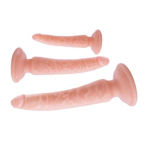 Trio Deluxe Dildo with Suction Cup Training Kit