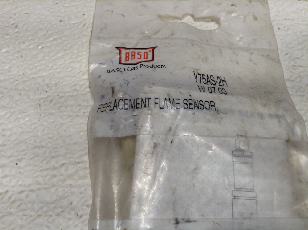 Baso Y75AS-2H W0939 Replacement Flame Sensor (Pack of 2) NOS