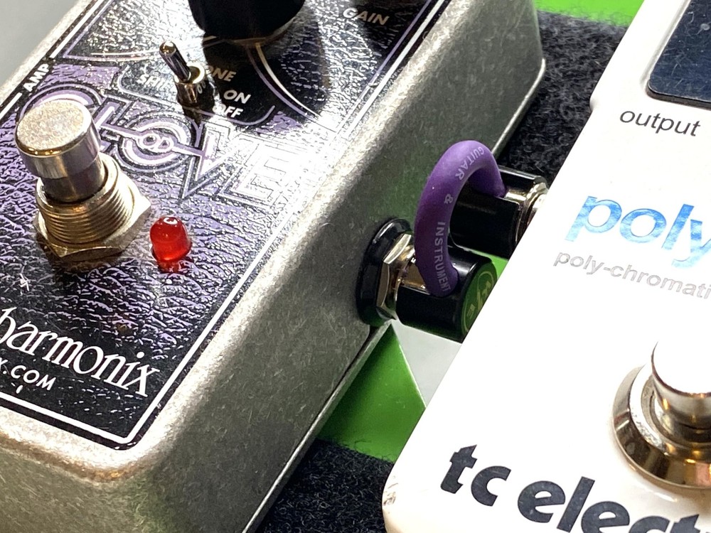 12 ft Purple Guitar Pedal Patch Cable Kit (6 Pack, Solderless, Customizable, ...