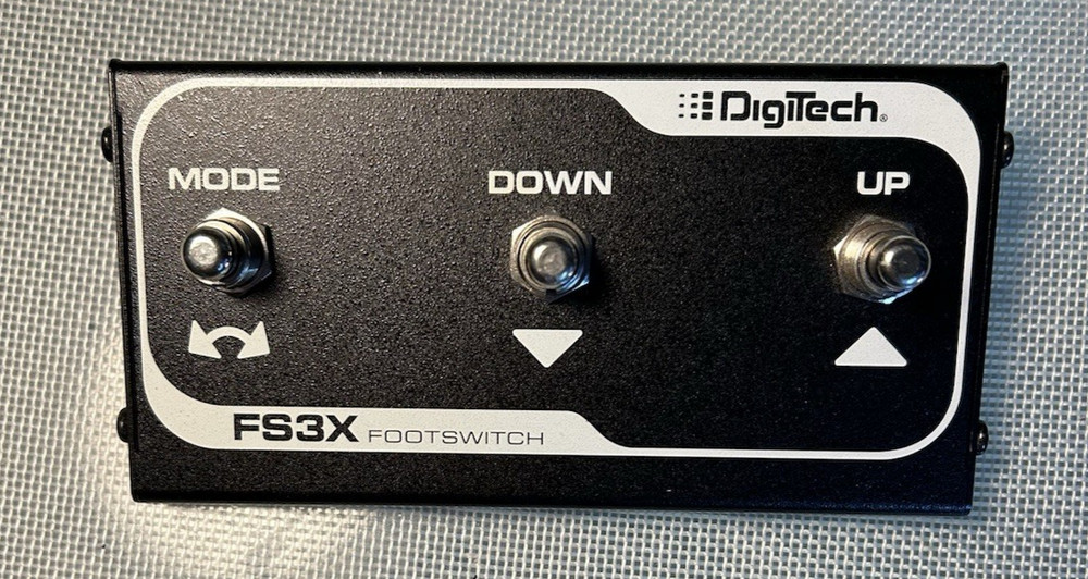 DIGITECH FS3X FOOTSWITCH GUITAR AMP EFFECTS PEDAL 3 FUNCTION