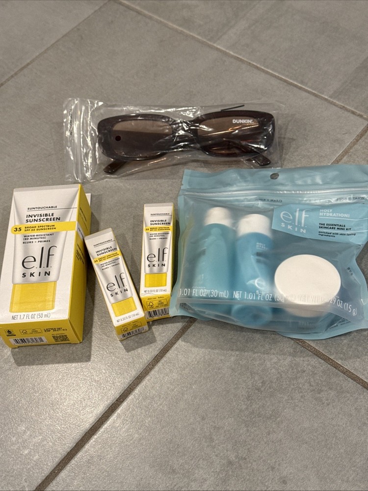 Elf Skin Bundle Sunscreen And Holy Hydration