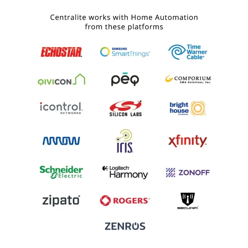 Centralite 3-Series Pearl ZigBee Smart Touch Thermostat - Works with SmartThings