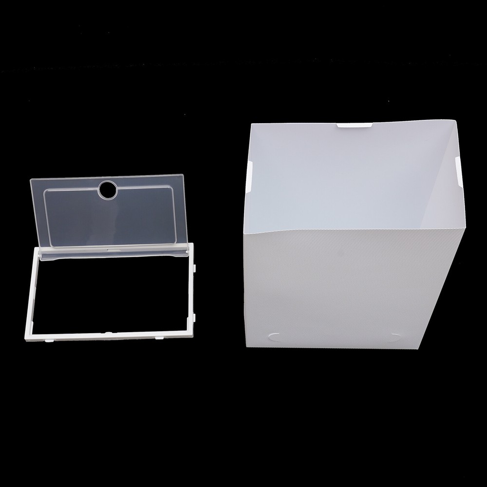 24pcs Shoe Box Stackable Shoe Storage Organizer Sneaker Container Clear