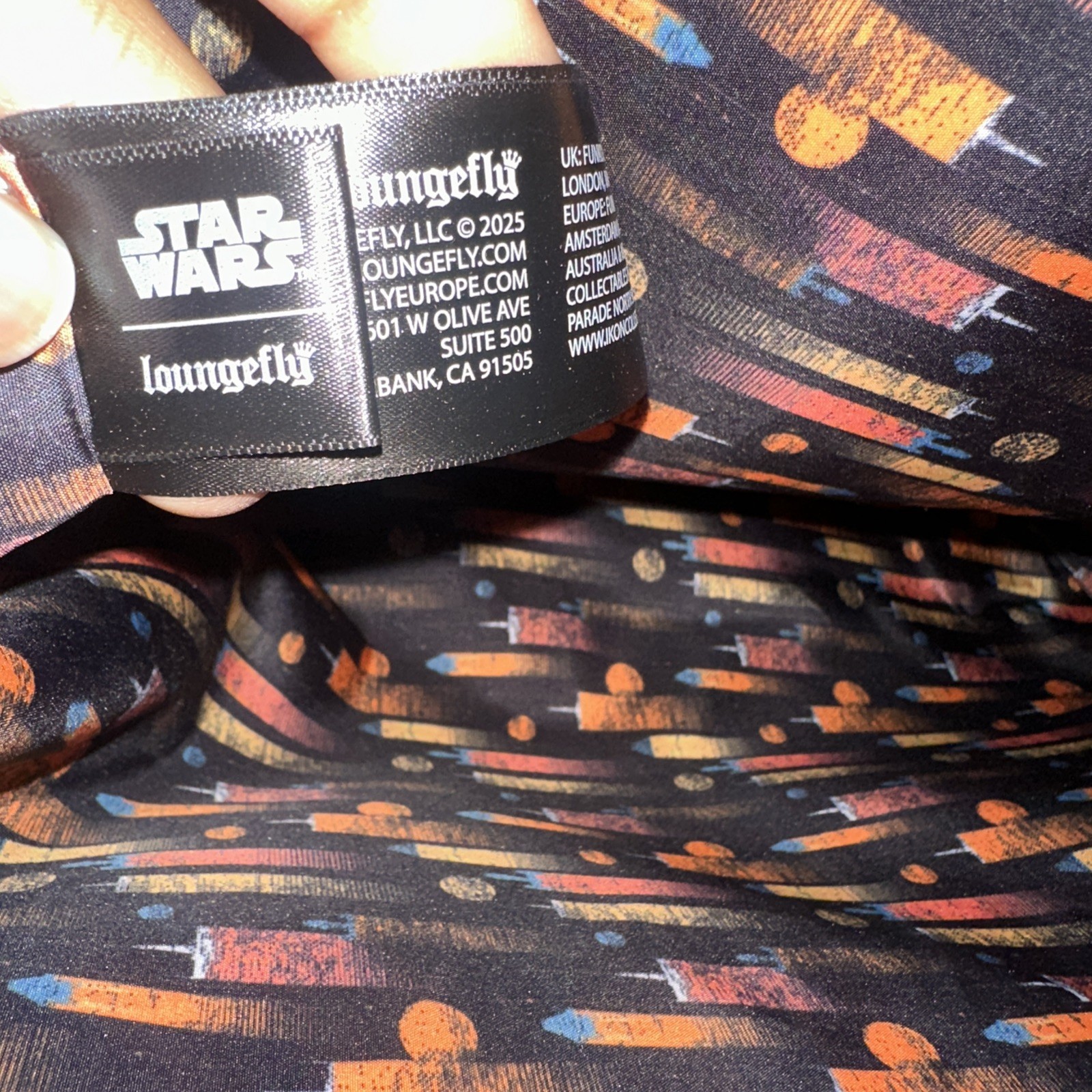 Loungefly Star Wars X-Wing Crossbody/Messenger Bag Purse