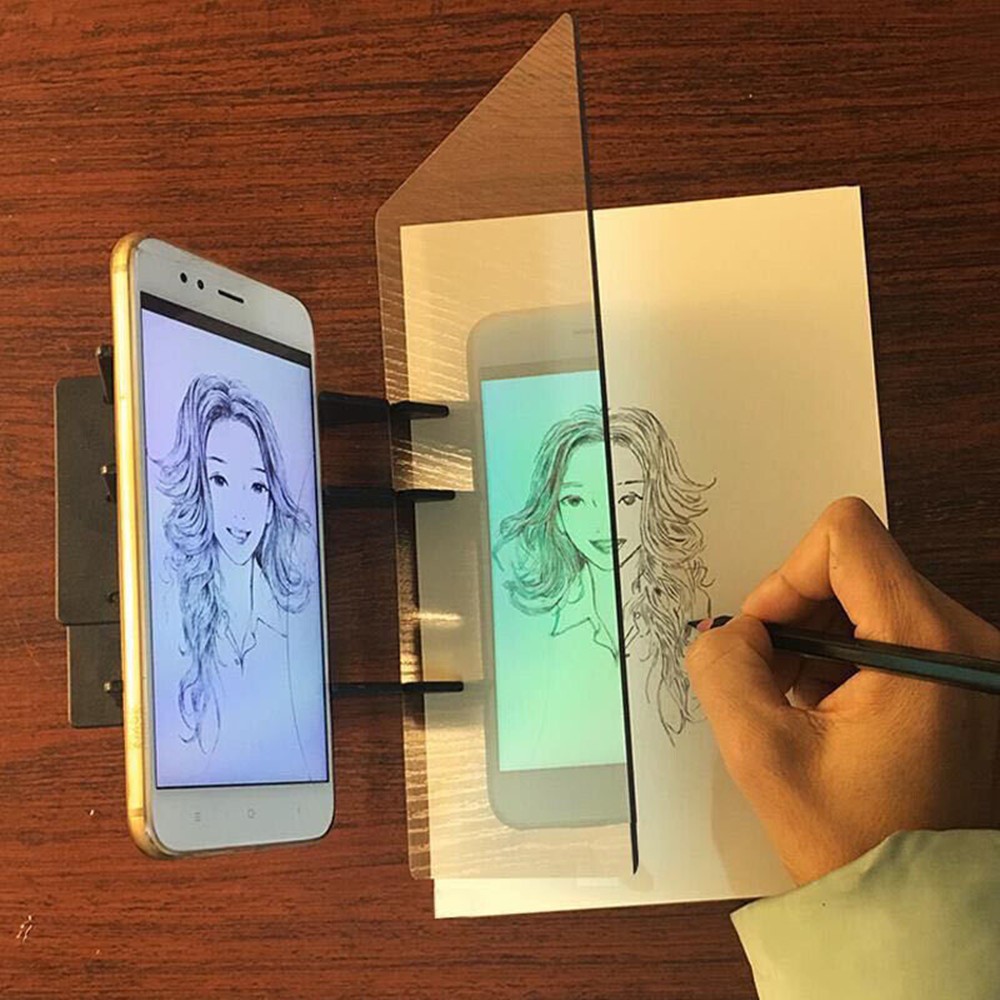 Optical Drawing Board +Bracket Copy Projector Sheet Tracing Painting Panel