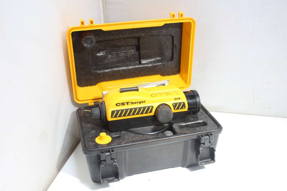 CST / Berger 24X Automatic Optical Level with Case Accessories