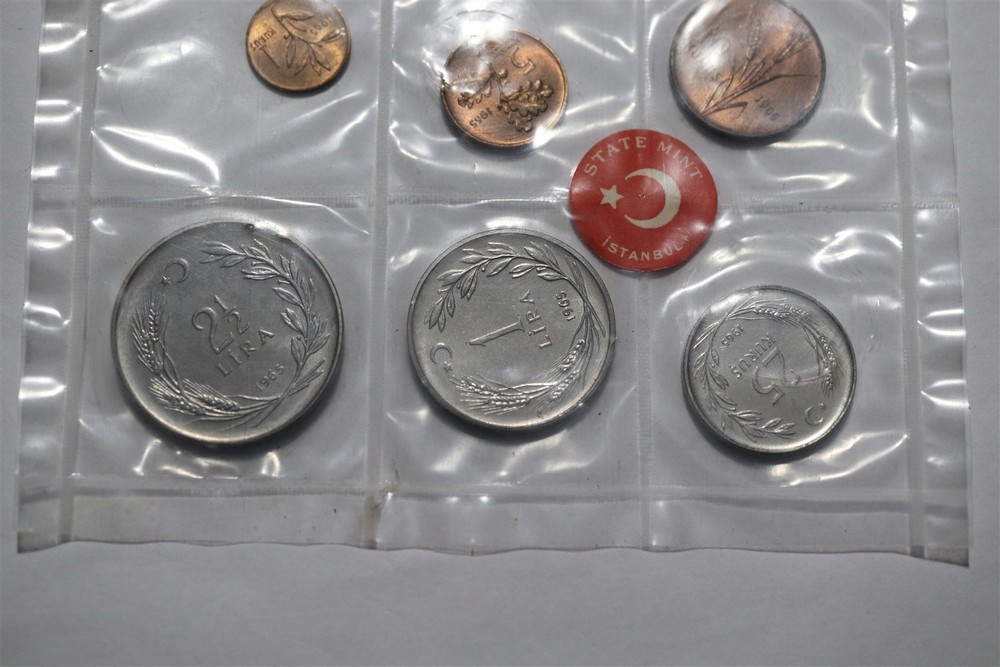 🧭 🇹🇷 TURKEY 1965 MINT SET B88 #34 CG23