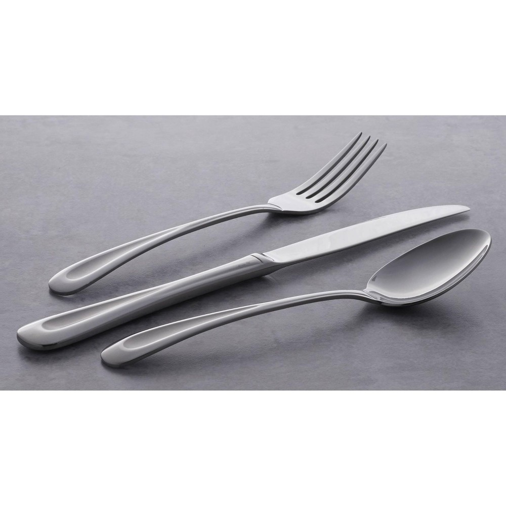 Oneida Satin Sand Dune 4 Piece Teaspoon Set Elegant Stainless Steel Flatware