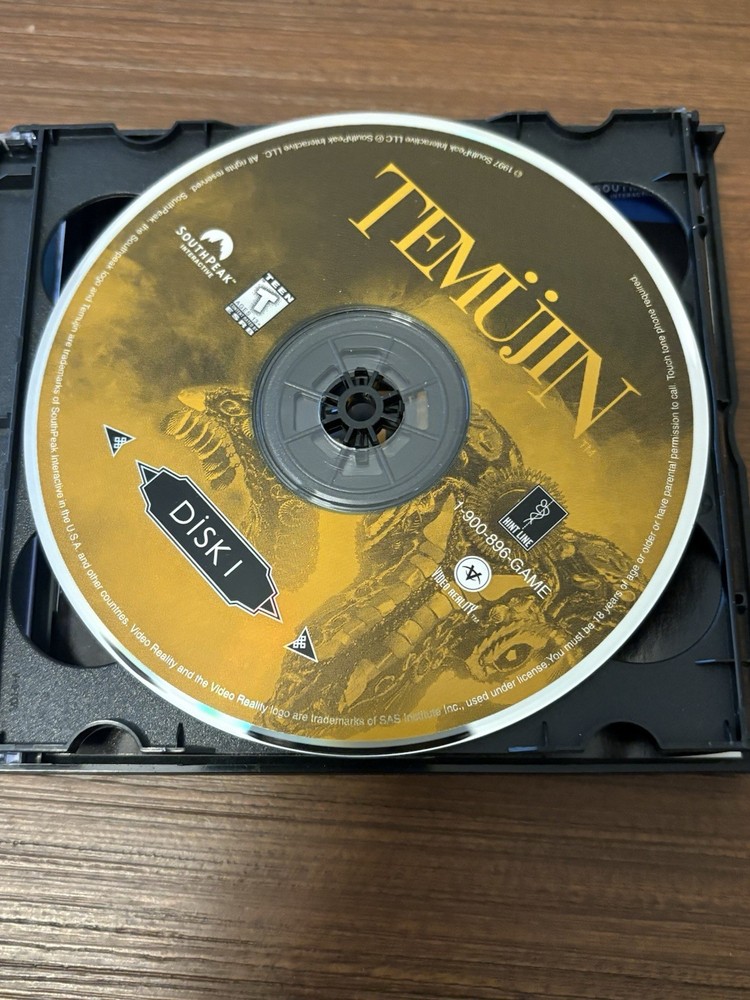 Temujin PC Game | 6-CD Set | SouthPeak Interactive