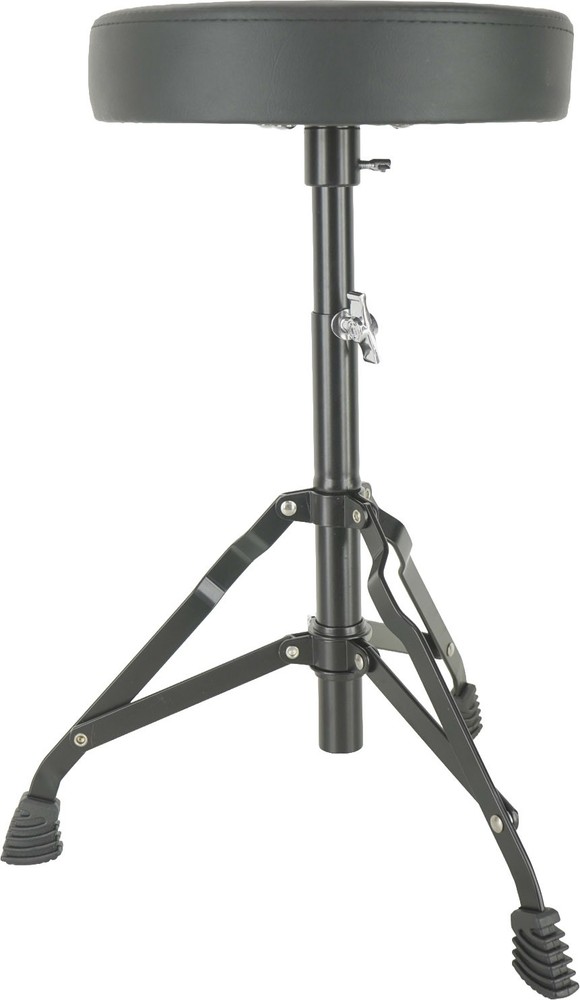 Ludwig Backbeat Drum Throne Padded Seat Adjustable Percussion Stool Hardware