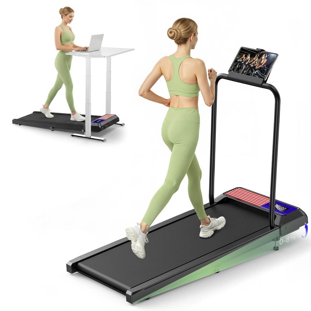 Under Desk Walking Treadmill, 2.5HP, 270Lbs Capacity, APP & Remote Control