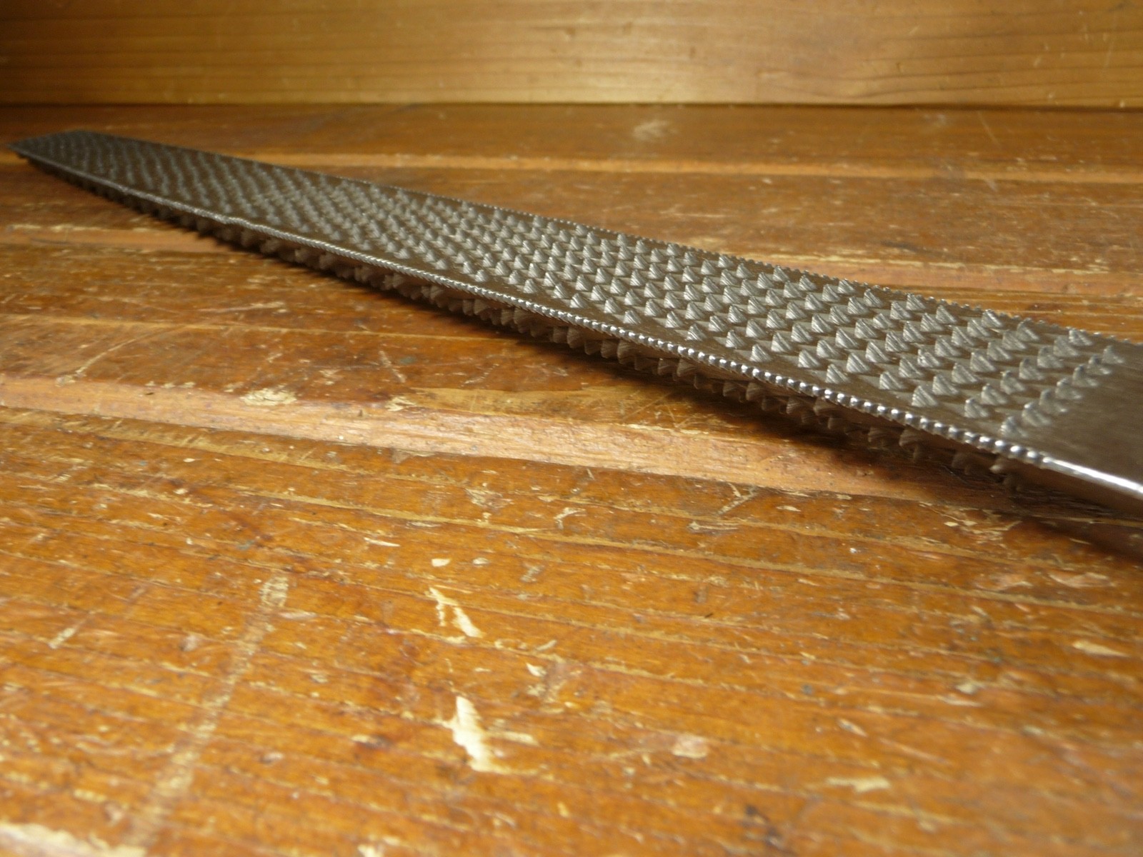 Vintage Large Rasp File 14" Half Round WESTERN USA Woodworking Hand Tool