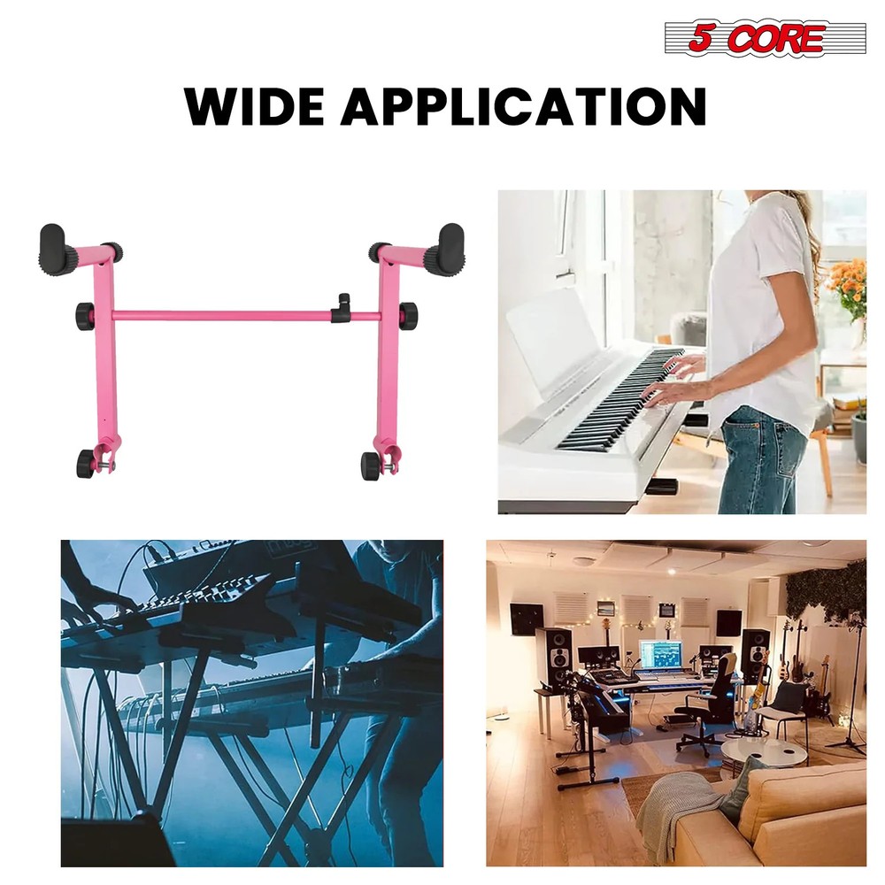 5 Core Keyboard Stand Adapter 2 Tier Adjustable Second Add On Extension