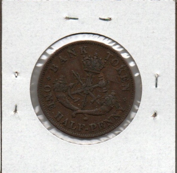 Upper Canada Half Penny 1852 VF