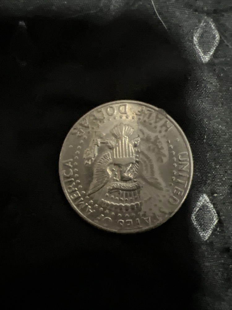 Rare 1971 FG Upside Down Eagle Half-Dollar 50 Cent Piece