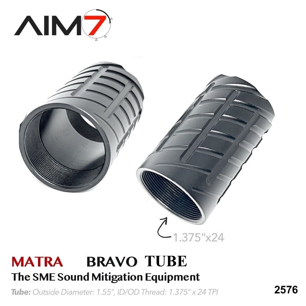 AIM7 TRI-CORE MATRA Light Muzzle Brake Linear Comp 6" 223/308/9mm/30CAL