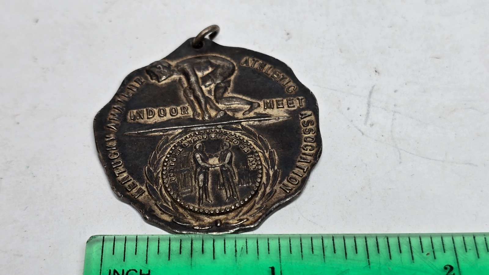 Vintage 1920s Kentucky Amateur Athletic Association Relay C Medal Ward School