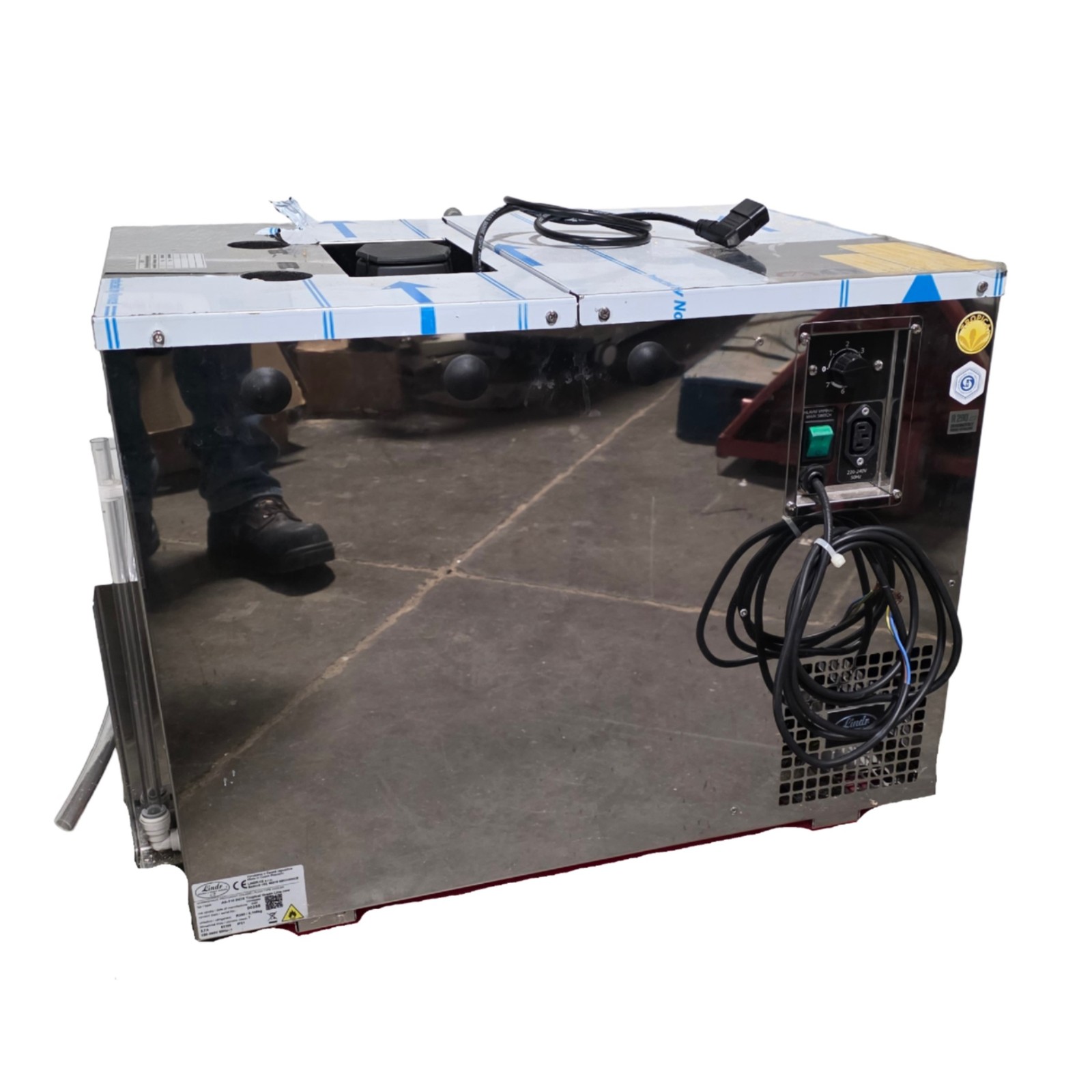 Lindr AS-110 INOX Tropical Green Line New Flow Type Cooler 110l/min, 240VAC 1-Ph