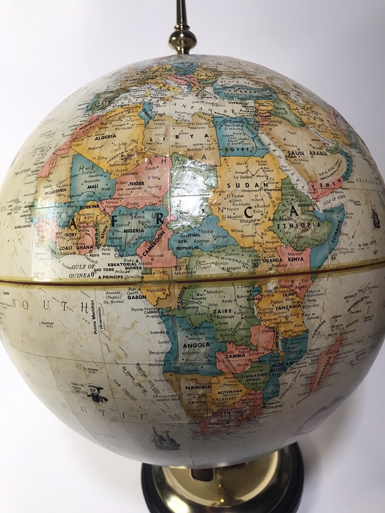 Vintage Globe Cottagecore Replogle 12”