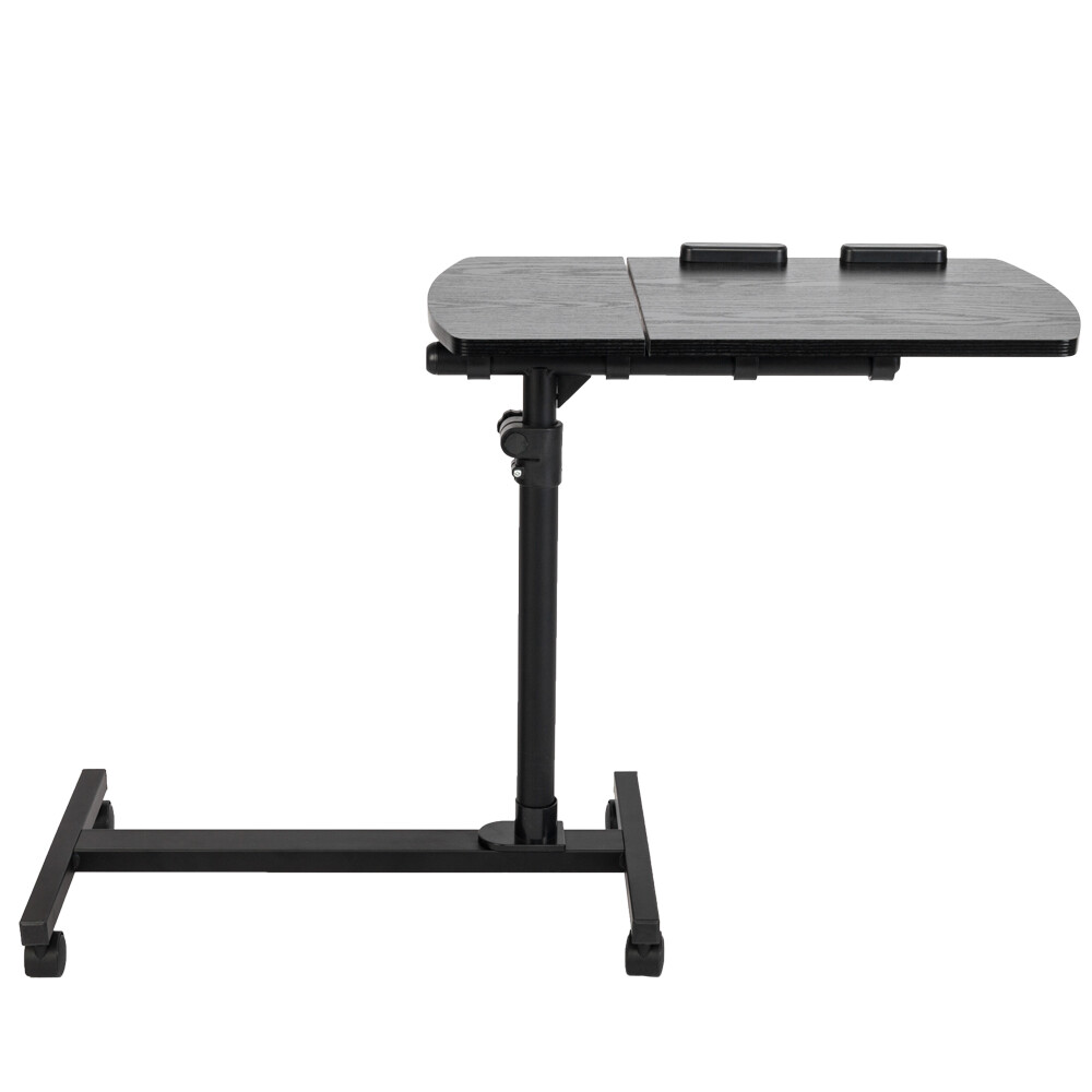 Laptop Table 4-Wheel Multifunctional Flat Surface Lifting Style Computer Desk US