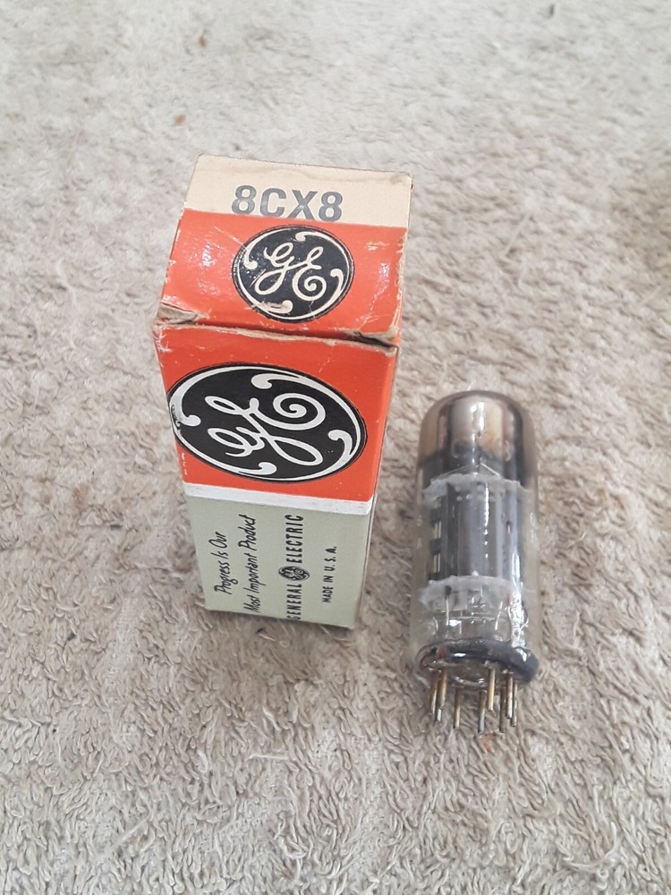 NOS GE 8CX8 Vacuum Tube