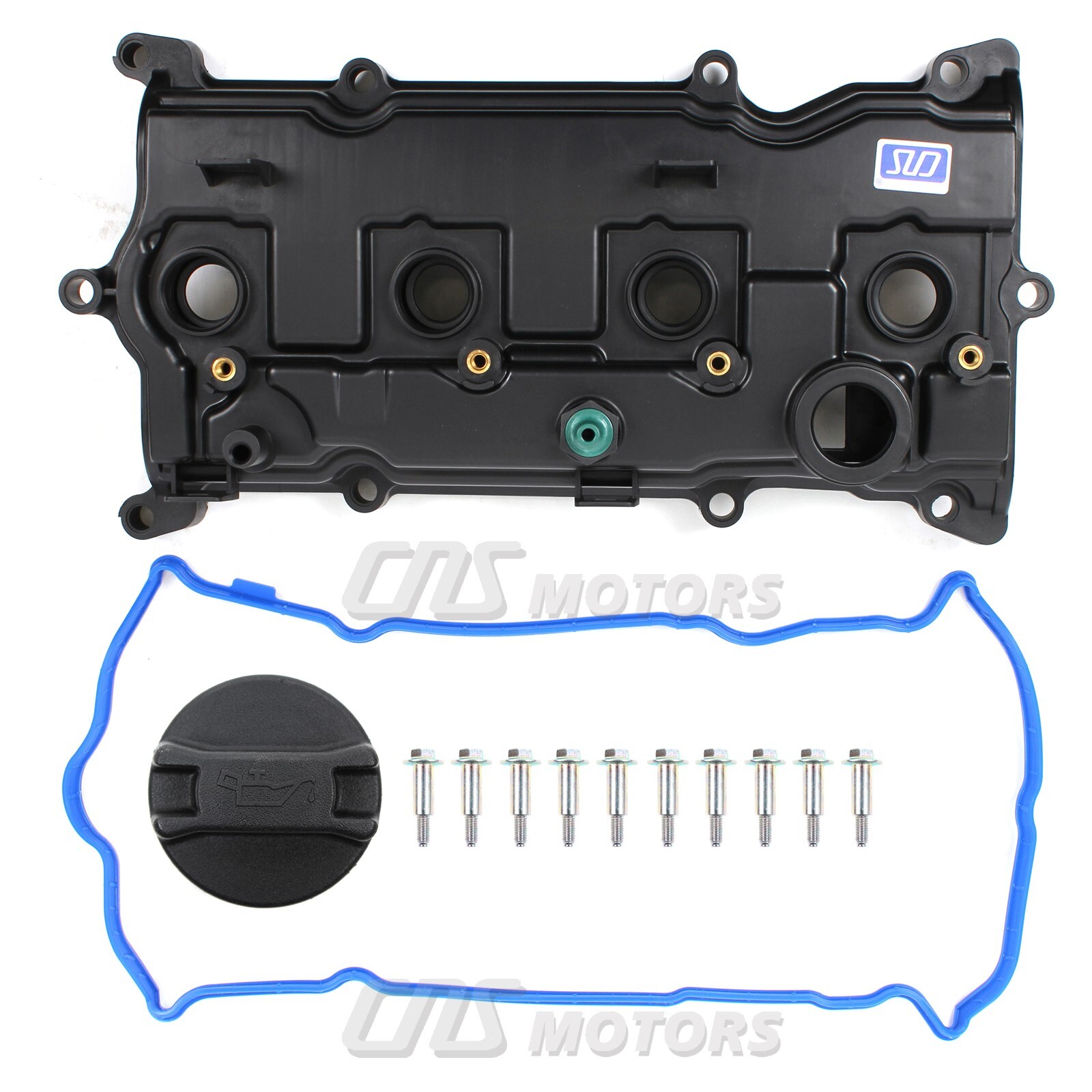 Valve Cover w/ Gasket & Cap & Bolt For Nissan Altima Rogue Pathfinder 2013-2017