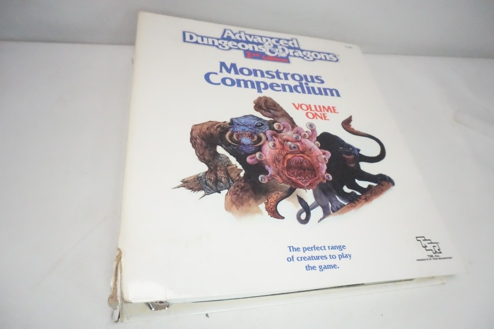 Monsters Compendium Binder AD&D Vol 1 & 2