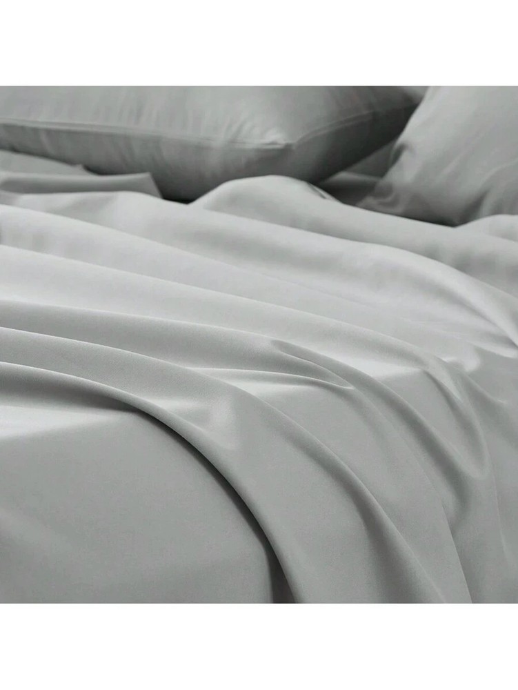 3/4 Piece Bed Sheet Soft Cooling Comfortable Breathable Bedding, Grey