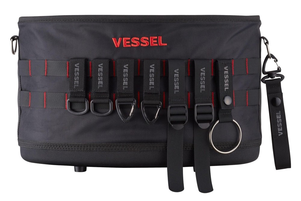 VESSEL MAC-03K MOLLE Accessory Strap Hook and Loop Cable Tie for TBK-300 TBK-400