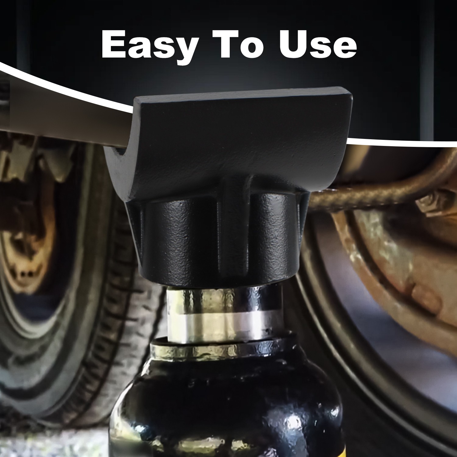 Auto Bottle Jack Adapter Saddle Kit for 12-ton 20-ton 3 Inch & 4 Inch Axle Tube