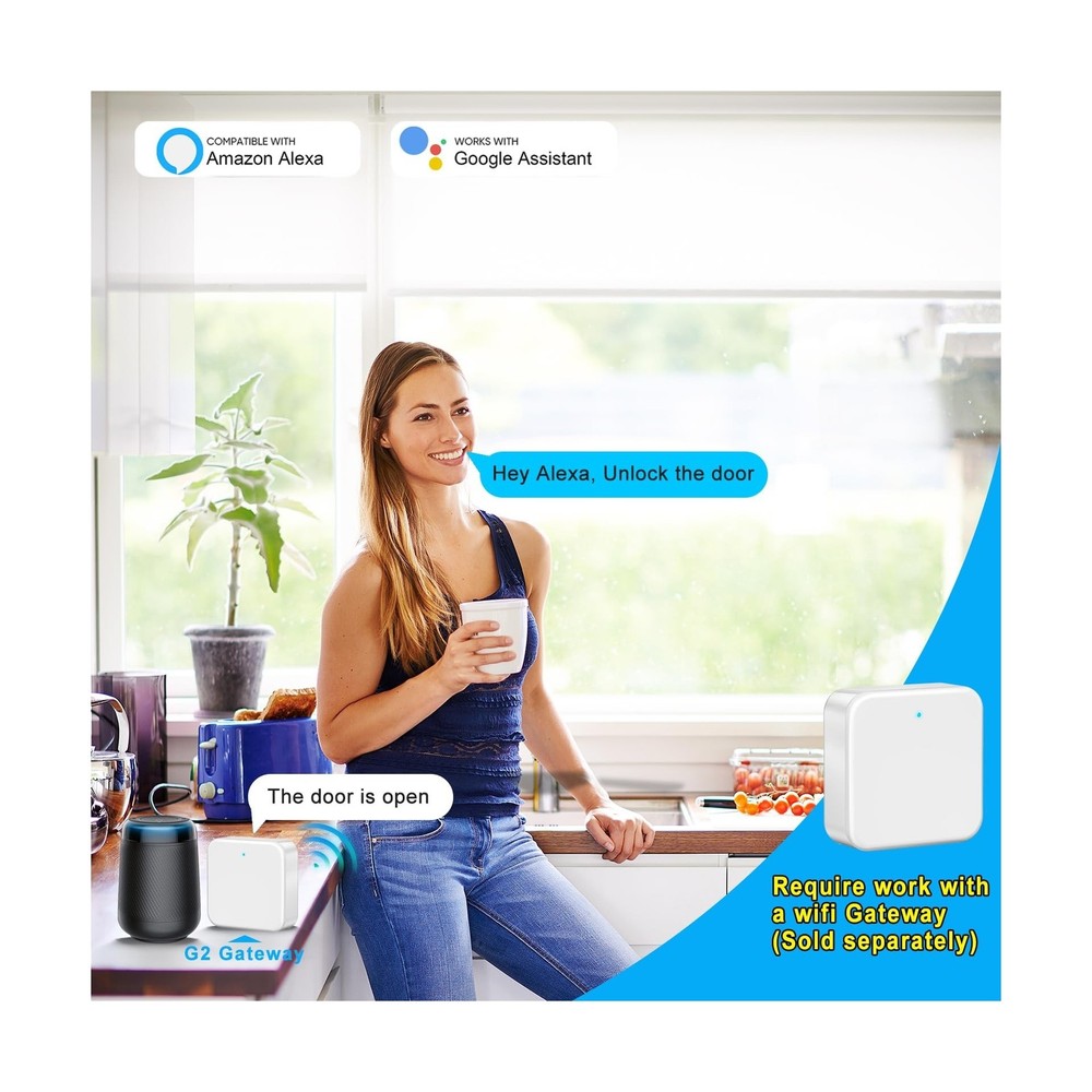 Keyless Entry Door Lock with Handle Set, Keyless Entry Deadbolt wit... Fast Ship