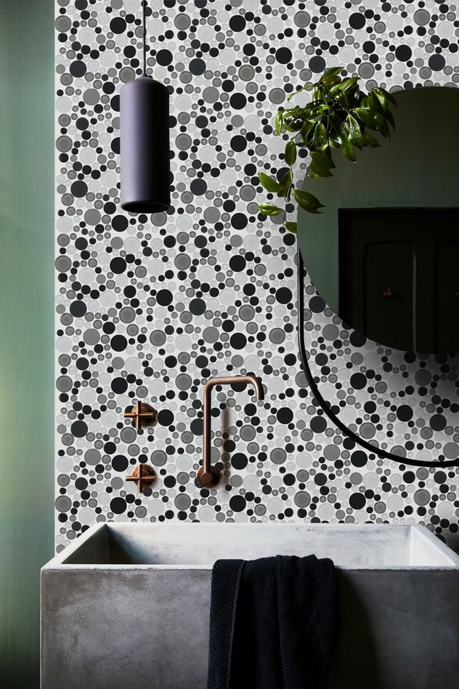 Simple Tile - Glass Mosaic Tile For Kitchen Backsplash, GM 4102A - Tapioca