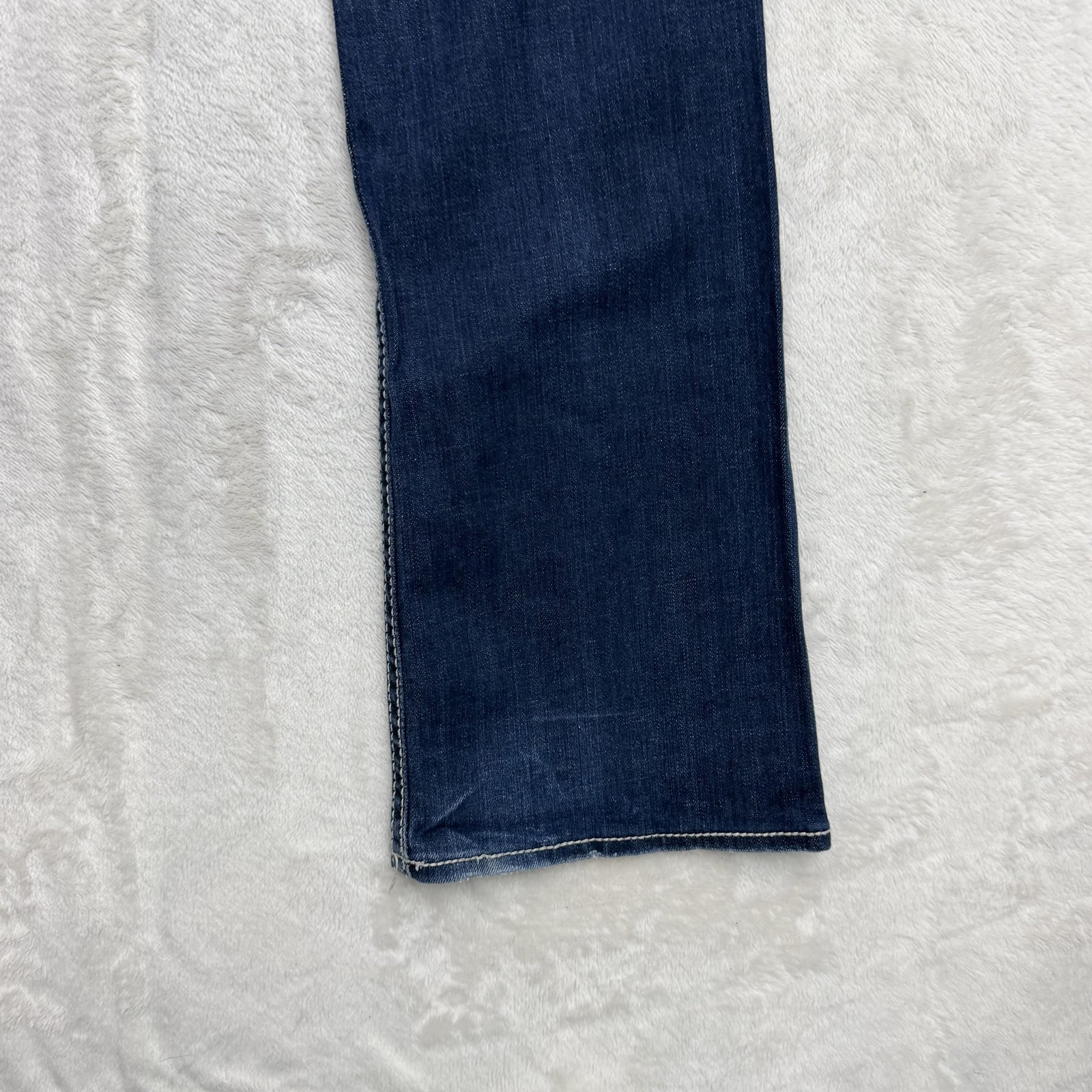 Rock Revival Stephanie Boot Jeans Womens 30x34 Bootcut Embroidered Pockets Denim